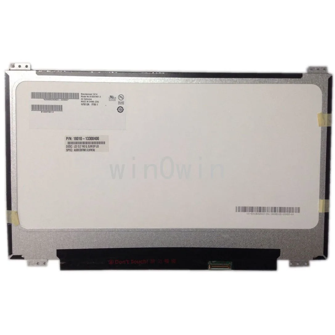 B133HTN01.0 B133HTN01.1 B133HTN01 V.0 V.1 13.3 Slim 30PIN eDP up+down screw holes LED LCD SCREEN