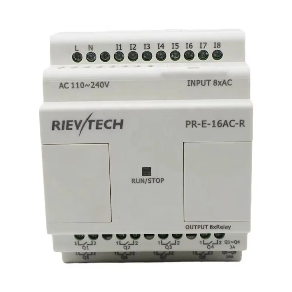 Programmable Logic Systems PR-E-16AC-R In Stock PLC RIEVTECH Plc Training Kit With Full Acssories Entrenador Spare Parts