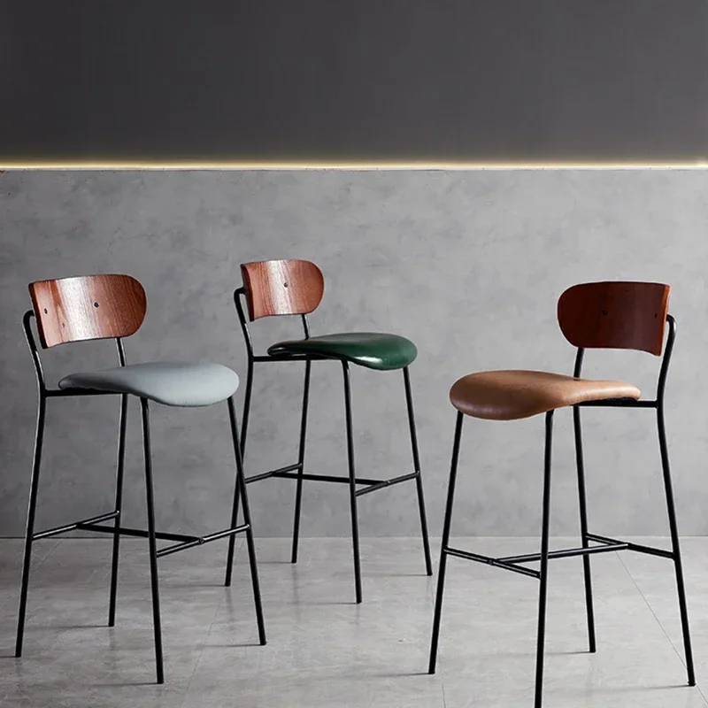 Gaming Relaxing Bar Stools Reception Desks Designer Modern Balcony Back Restaurant Dining Chairs Modern Sillas Salon Furniture