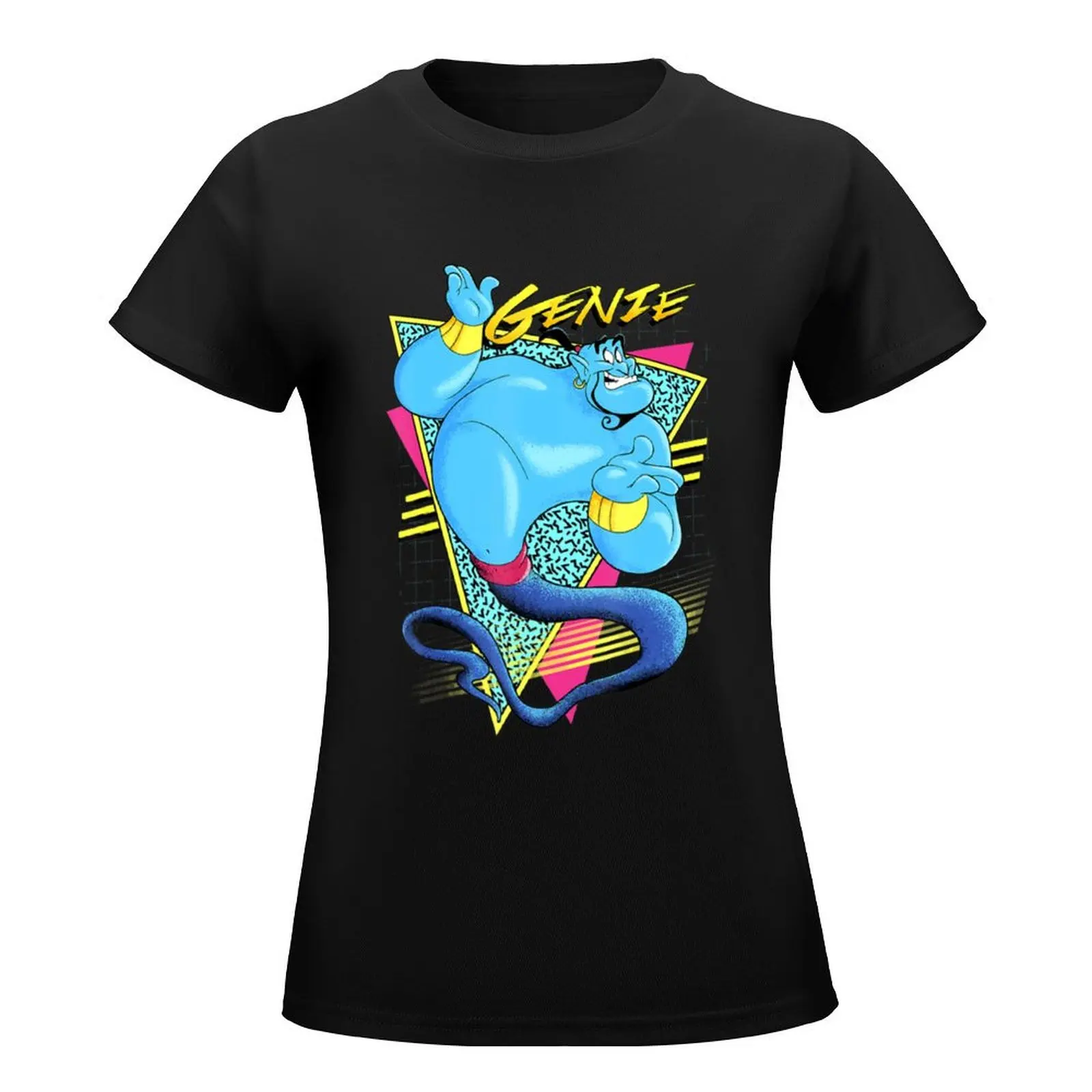 Genie Retro Abstract Portrait Logo T-Shirt aesthetic clothes tees Women clothes