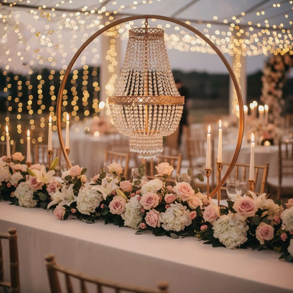 80-120cm 4-10pcsMetal Flower Vase Stand Wedding Decoration Table Centerpieces Flower Rack Riser Floral Display Pedestal Metal Fl