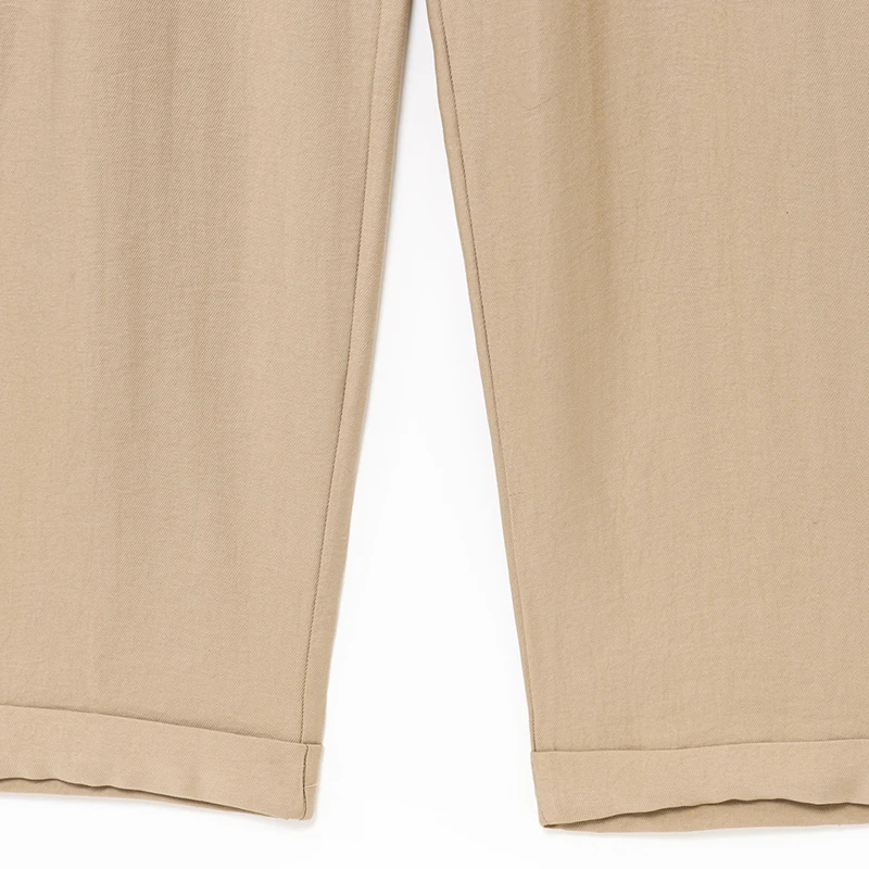 Весна 2024, женский уличный комбинезон с высокой талией и длинными брюками, универсальный модный комбинезон с поясом и воротником-стойкой Z