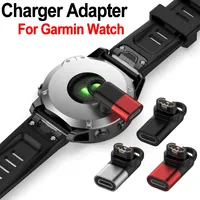 For Garmin Fenix 7 6 5 7x 6x Vivoactive 3 Forerunner 955 935 745 255 Charger Plug Type C/Micro USB/IOS To Charging Cable Adapter