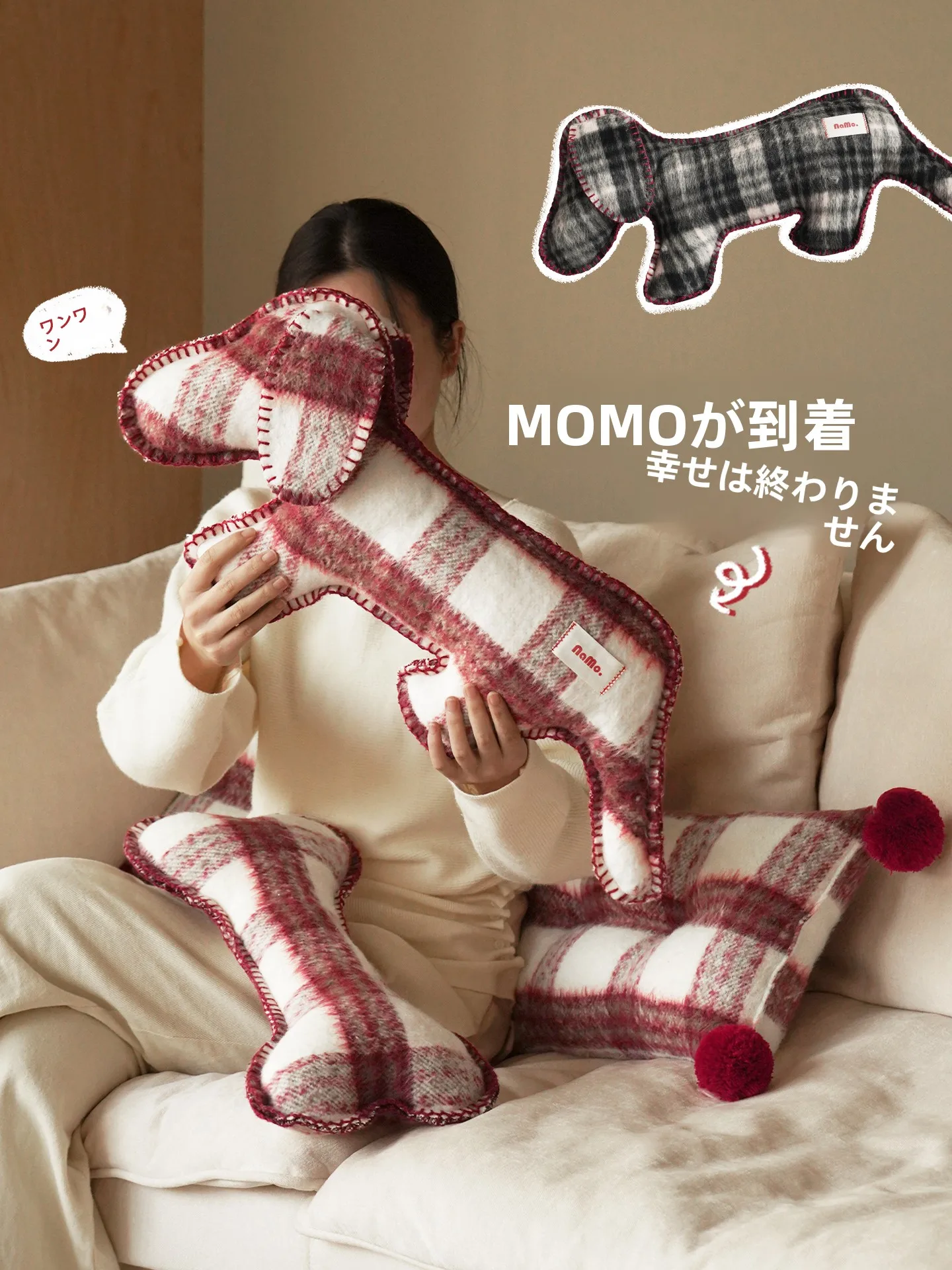 

Милая подушка-косточка для таксы в клетку, подушка для сна, подарок на день рождения лучшему другу, мягкая, из полиэфирного волокна, для взрослых и детей, универсальная