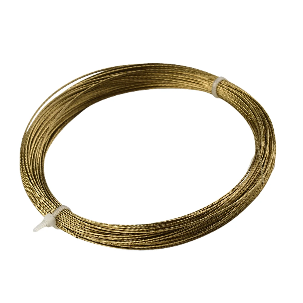 Windshield Cut Line Best Choice for Automotive Glass Windshield Cutting Braiding Line 08mm Thick Steel Wire 22m Gold Roll