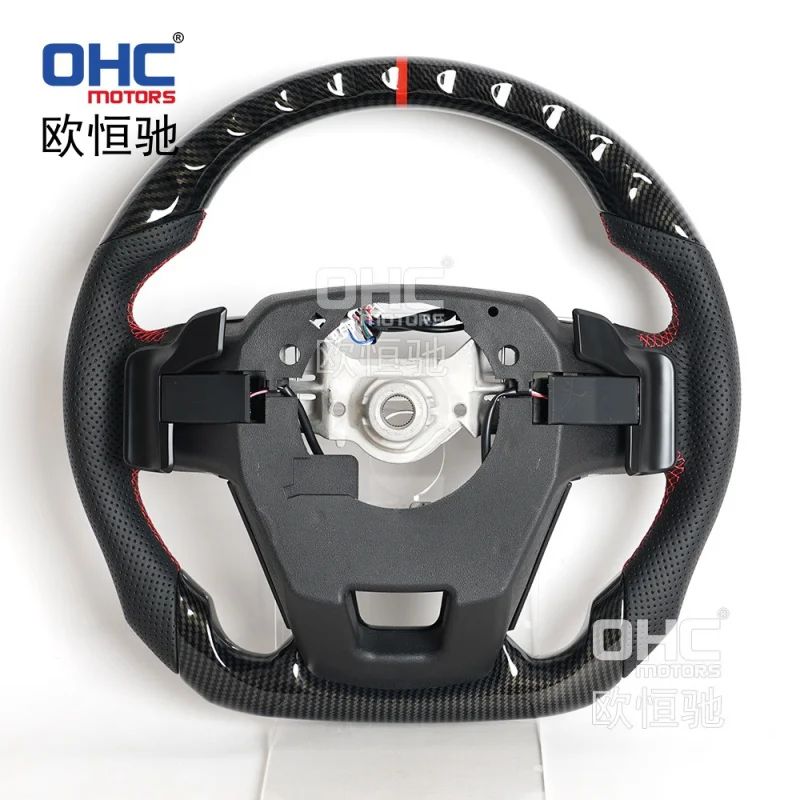 For Toyota all  models LC300/LC200 Prado and Land Cruiser, imitation carbon fiber steering wheel assembly For retrofit