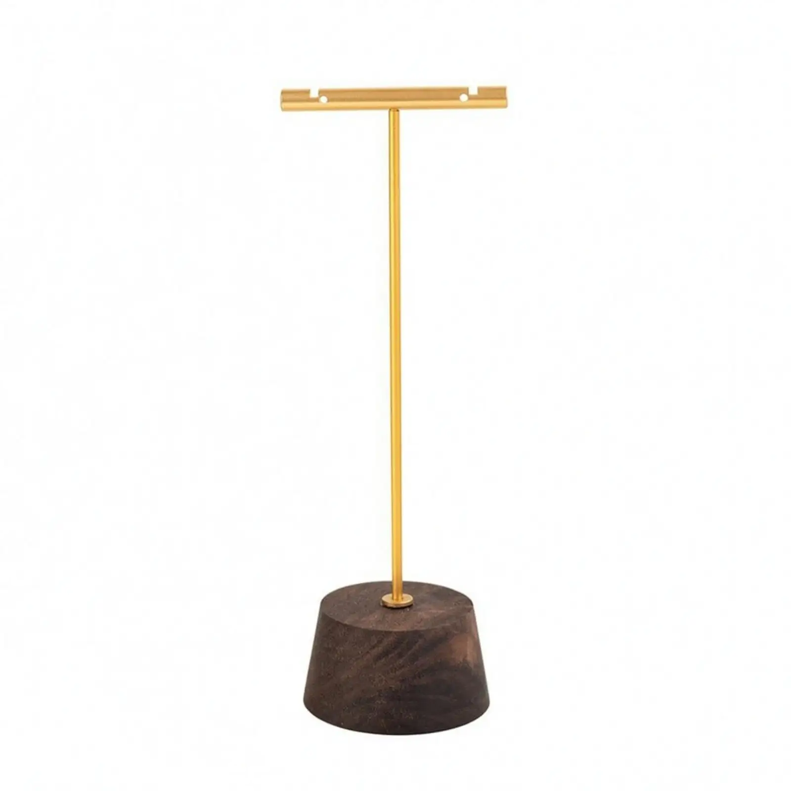 Wooden Jewelry Display Stand Sturdy Jewelry Display Stand with Stable Base Necklace Holder Space-Saving Compact