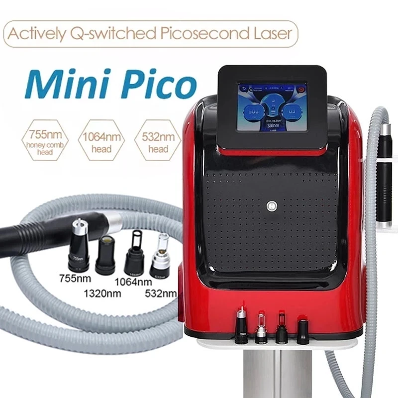 2024 2000W  Best Laser Beauty Machine For Tattoo Removal Portable Nd Yag Laser Pico Laser 755 1320 1064 532nm Beauty Machine