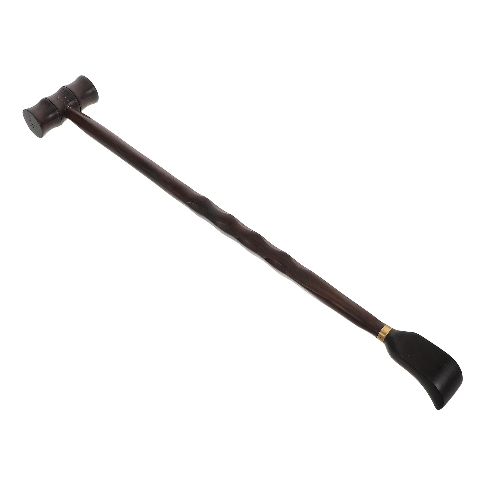 

Sandalwood Massage Hammer Dual-Use Portable Manual Massager for Back Neck Hand Body Relief Meridian Stimulation Tool