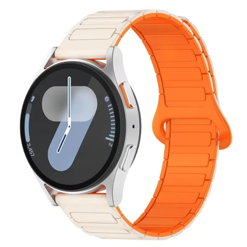 Magnetic Loop band For Samsung Galaxy watch 7 FE 6/5 pro/4/Classic Waterproof Silicone 20mm 22mm bracelet huawei GT 3-4-5 strap