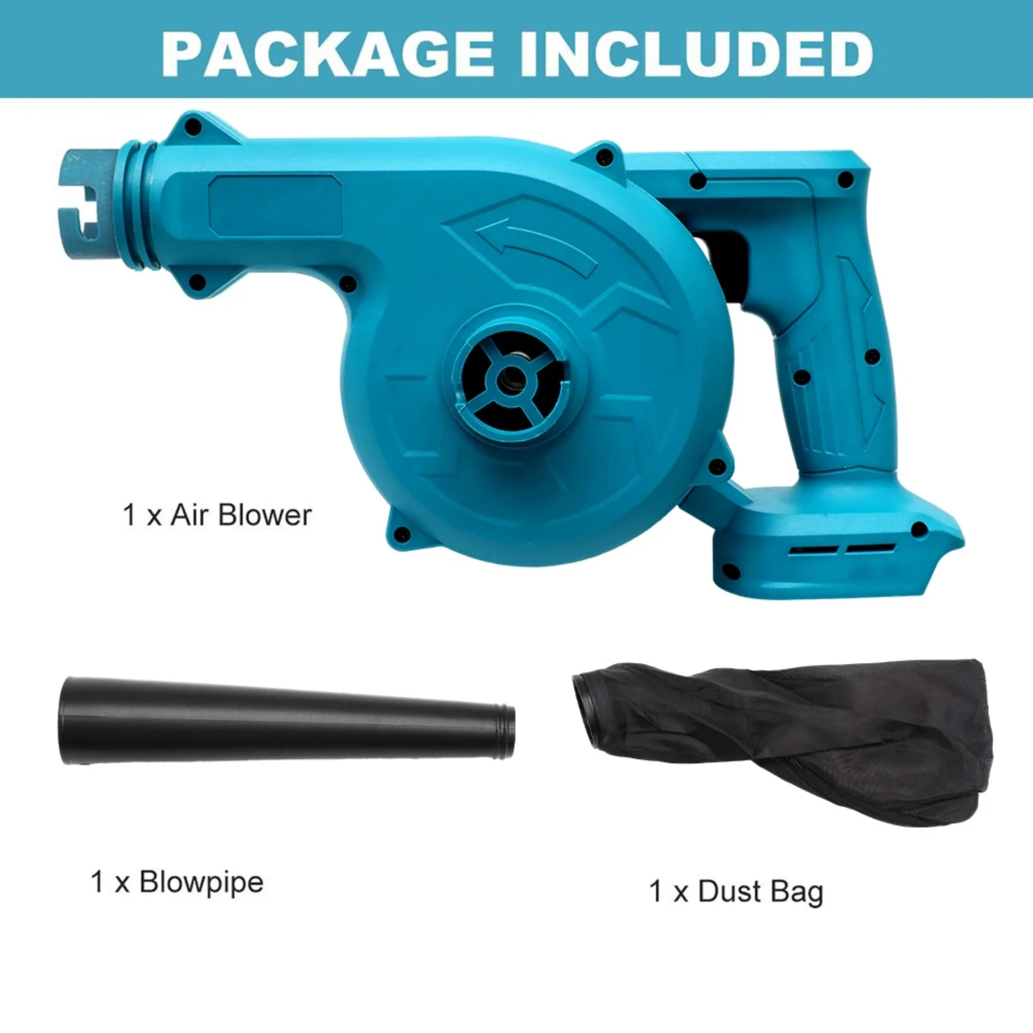 NEW Efficient and powerful lightweight portable cordless air blower - Versatile handheld cleaner for computer, electronics, and 