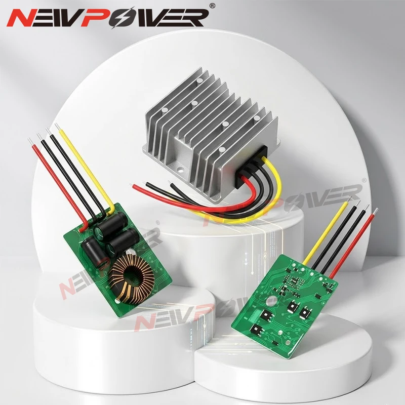 Long term work 5A80W 10A160W 12A192W 15A240W 9v 10v 11v 12.6v 13.8v 14v 12v to 16v step up converter boost power supply