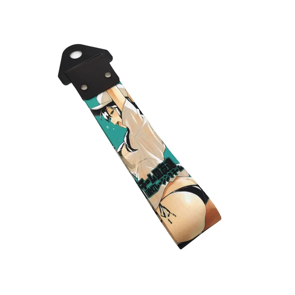 JDM سباق نمط سيارة دراجة نارية قلادة سحب حزام حزام حبل للسحب الشريط مقطورة حبل الوفير سحب حزام اكسسوارات السيارات