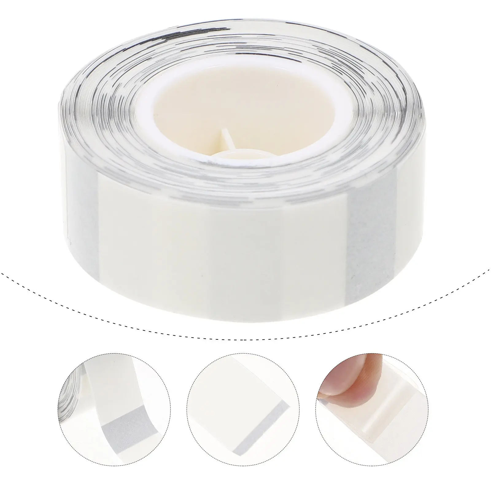 

Clear Label Maker Tape Transparent Self-Adhesive Sticker for Home Store Shops Bottles Boxes Plastic Bags Smooth Surfaces