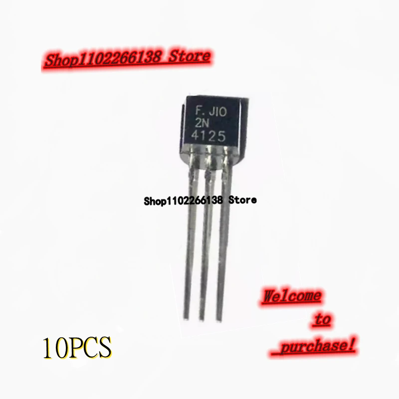 10PCS 2N4125 4125 TO-92 Bipolar transistor - bipolar junction transistor