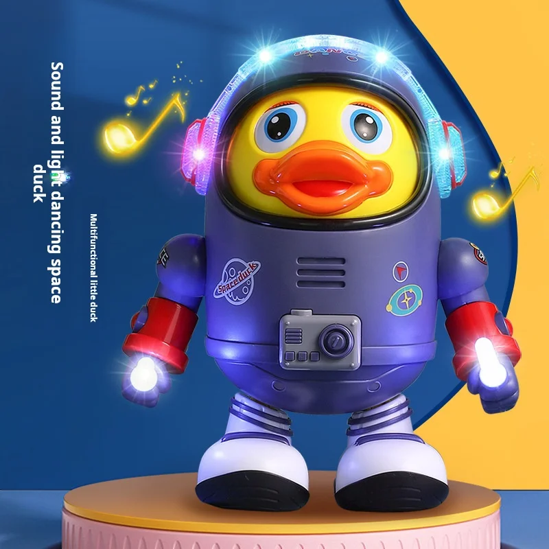 Children's toys dance, space ducks, pandas, robots sing, dance, lights sway, music, children's knowledge toys, holiday gifts