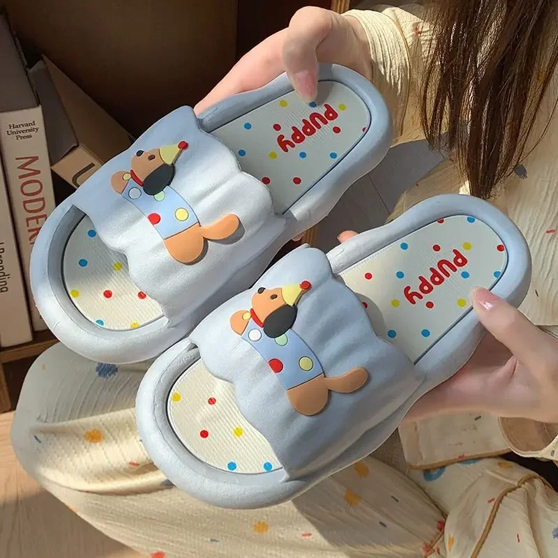 Chaussons Hot Dog Cartoon pour Femmes - Sandales d'été Douces Antidérapantes Intérieur/Extérieur, Chaussures de Maison Mignonnes pour Couples