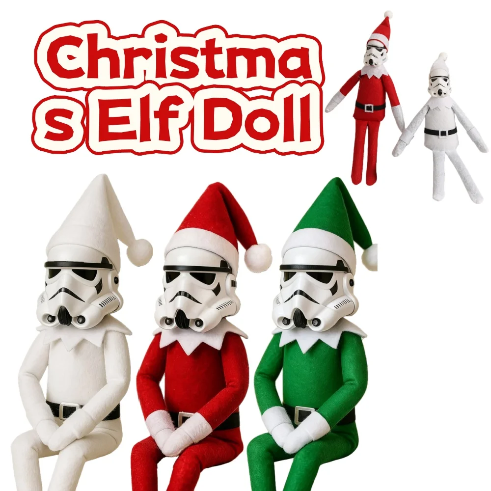 2025 Nieuwe Kerst Elf Pop Mini Speelgoed Poseable Kleine Elf Kerstboom Tafel Home Decoraties Kerst Ornamenten Cadeau voor Kinderen