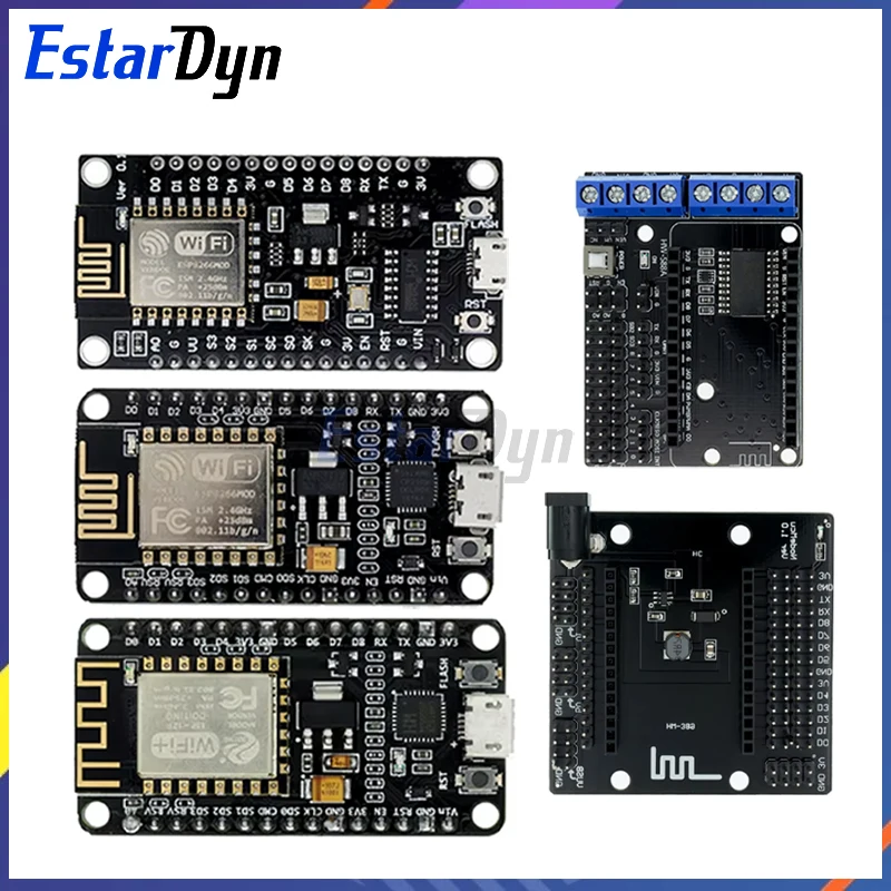 Wireless Module CH340/CP2102 NodeMcu V3 V2 Lua WIFI Internet of Things Develop Board based ESP8266 ESP-12E with PCB Antenna