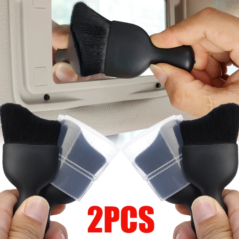 

Car Interior Cleaning Tool Air Conditioner Outlet Center Console Clean Soft Brush And Sleeve Gap Details Dust Auto Parts