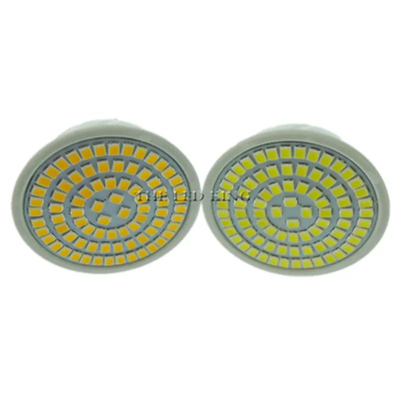 Lâmpada de led 10 para e27, e14, mr16 e gu10, ac 220v, com 48, 60, 80 leds, 2835, smd