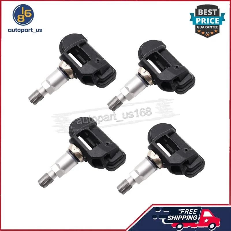 4Pcs 433MHz 670002790 TPMS Tire Pressure Sensor For Alfa Romeo 4C Citroen Jumper Fiat Ducato Maserati Ghibli Peugeot Boxer Combi