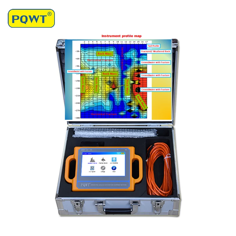 PQWT S300 Water Detection Machine 300 Meters Underground Water Well Drilling Groundwater Locator For Hydrologists