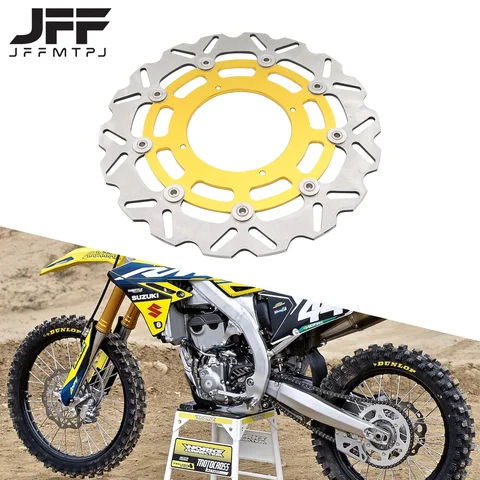 Плавающий тормозной диск 320 мм для SUZUKI RMZ250 RMZ450 RMX450Z RMZ RMX 250 450 450Z 2005-2019 2020 2021 Запчасти для мотоциклов и мотокросса