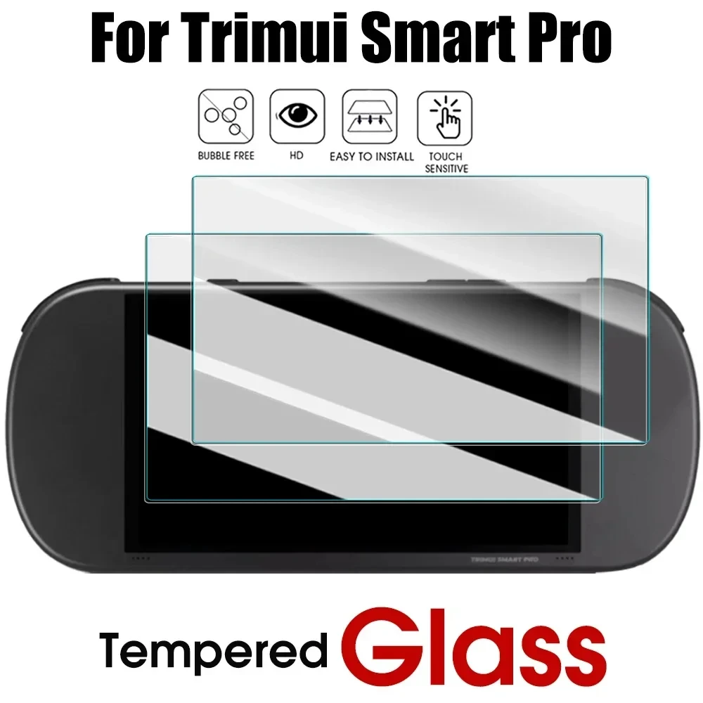 5 قطع Trimui Smart Pro HD من الزجاج المقسى |   9H صلابة فيلم مضاد للخدش |   حماية كريستالية شفافة |   نظام محاذاة سهل