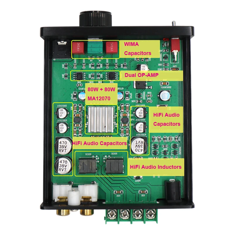 Chipamp 80W Infineon MA12070: Recensione Pratica e Test Reale per Amplificatori Audio Digitali Class D
