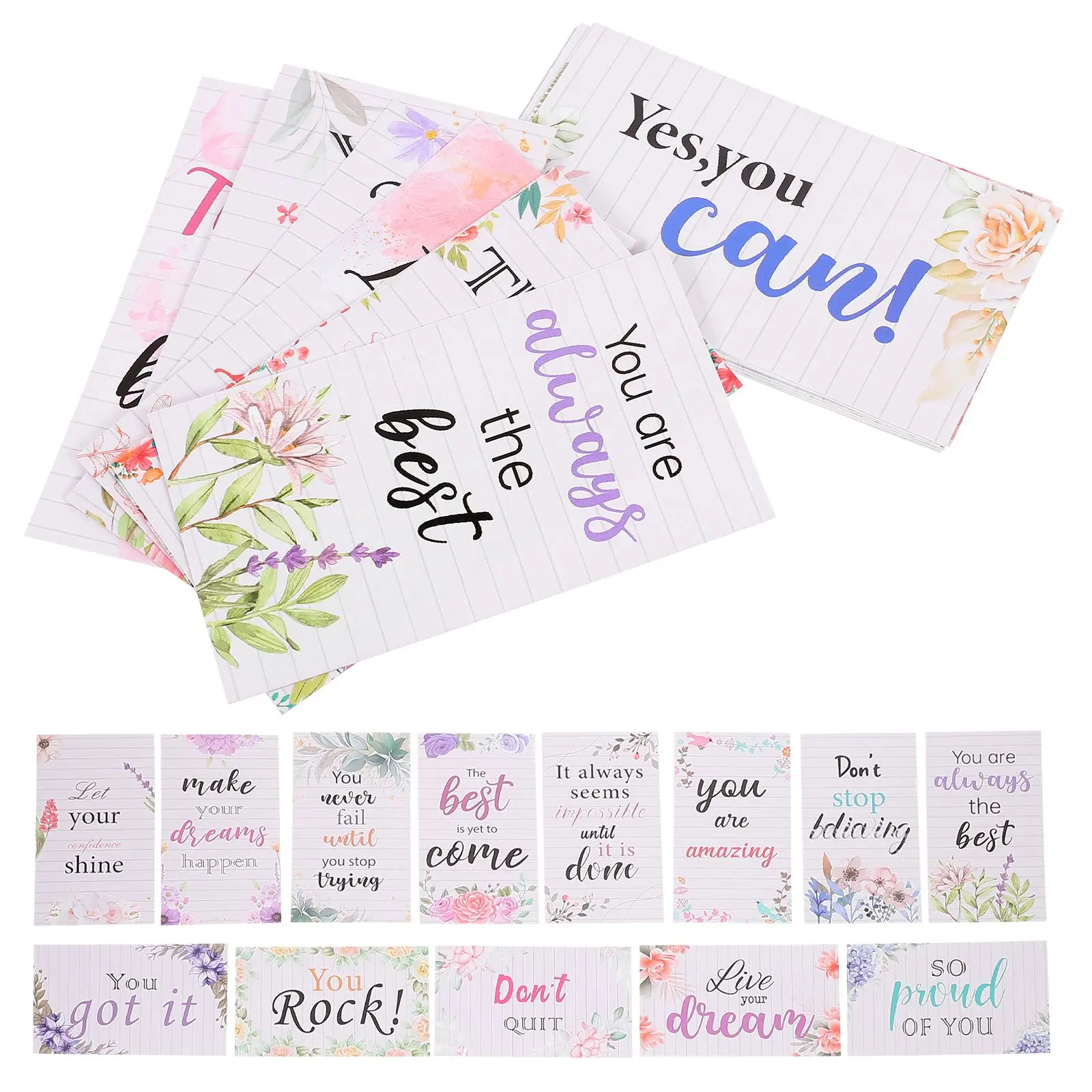 30pcs English Motivational Cards To Encourage Employees, Students And Children To Motivate Themselves And Relieve Stress