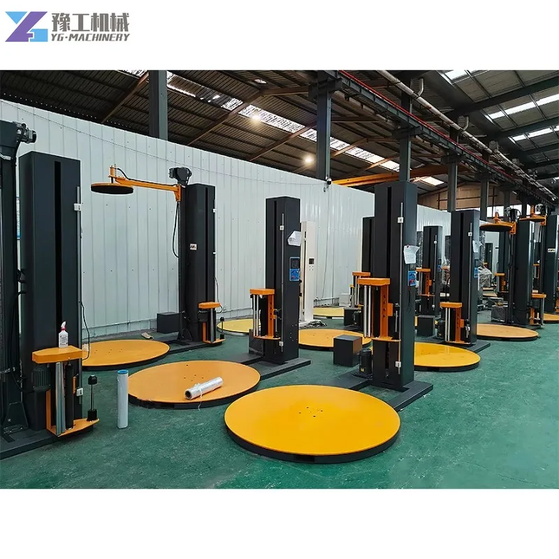 Portable Plastic Wrapping Film Packaging Machine Heavy Duty Pallet Wrapping Machine Quality Assurance for Industrial Packing