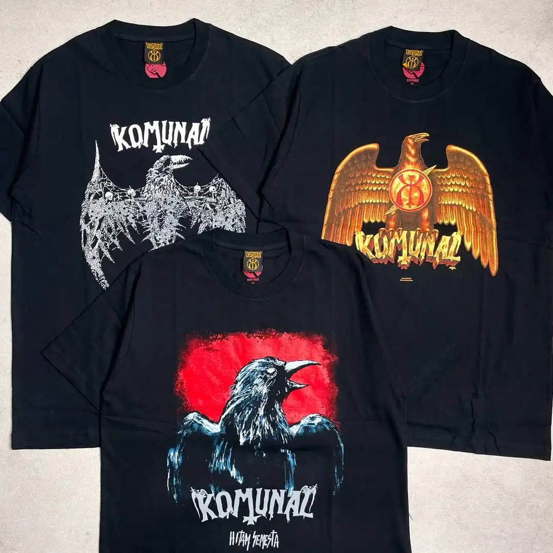 

European and American Y2K Rock Harajuku Eagle printed T-shirt fashion trend brand men's and women's cotton tops