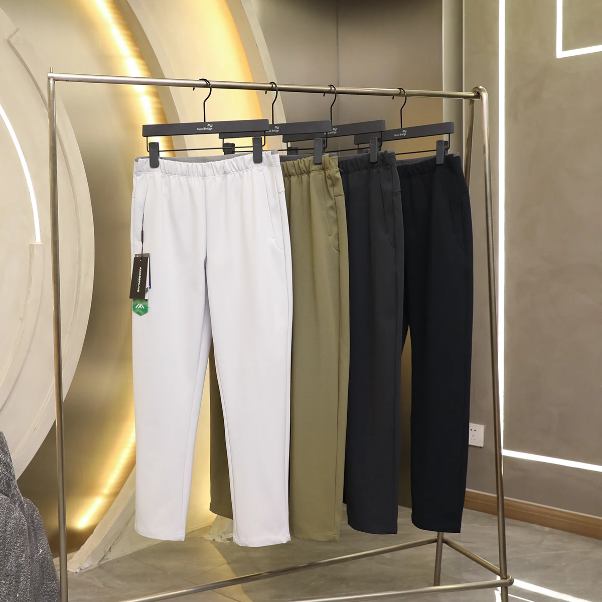 

Весна и осень 2021, новые высококачественные уличные универсальные трикотажные брюки, эластичные повседневные спортивные брюки