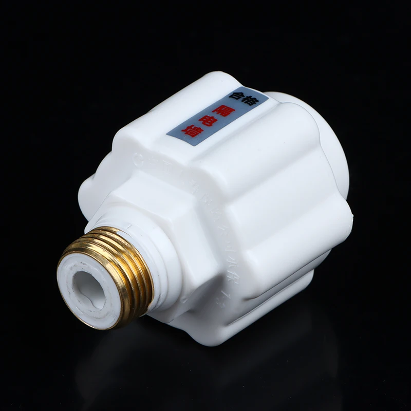 1Pc Electric Water Heater Electrical Wall Joints Leakage Valve Home Shower Anti-Electric Shock Protection Wall Device