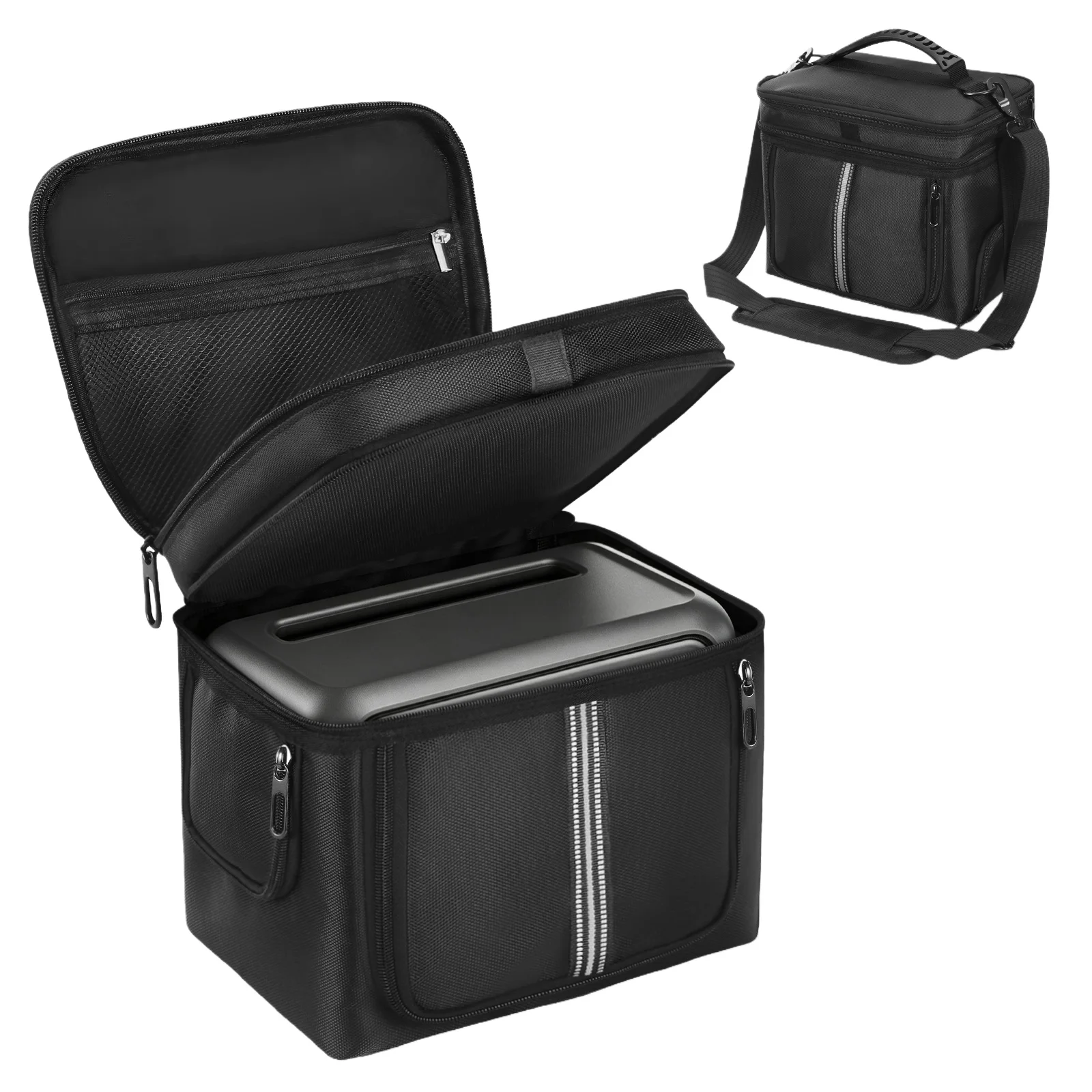 Carrying Case Protective Case Waterproof Storage Bag with Shoulder Strap & Handle for BLUETTI Elite 30 V2 & Solar Generator EB3A