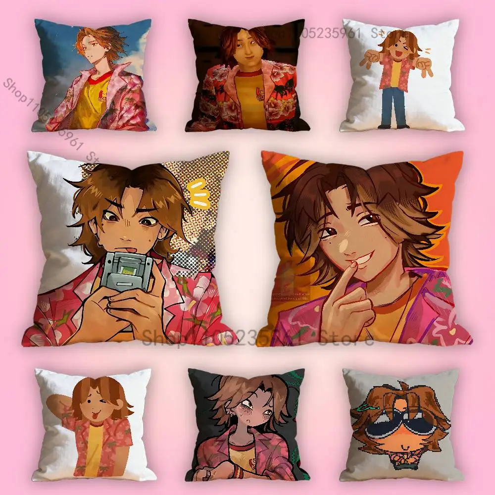 

Daisuke M-Mouthwashing Various Sizes Square Pillow Case For Car Home Bedchamber Decor Custom Valentine gift