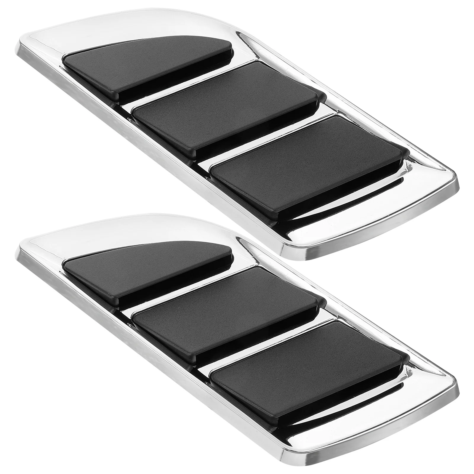 

1 Pair Hood Vent Sticker Car Air Flow Cover Vehicle Side Vent Decal Exterior Modification Decoration Auto Hood Scoop Cover