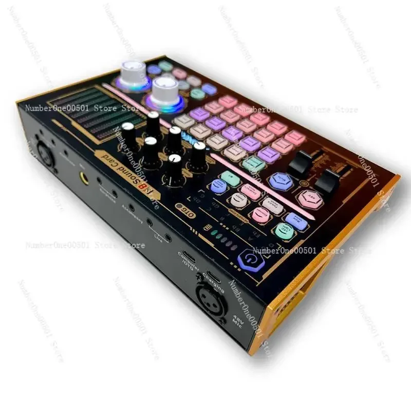 N8 48V Digital Metal Audio Interface for Live Streaming - Compatible with Phone, PC, Karaoke & Broadcasting