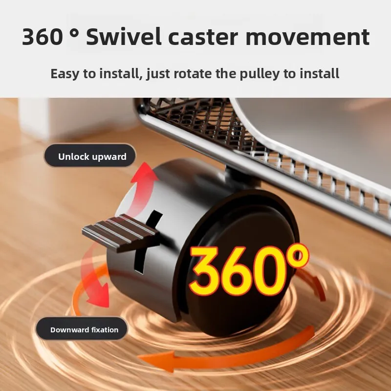 Computer host mobile bracket Desktop computer host box rack Base host tray