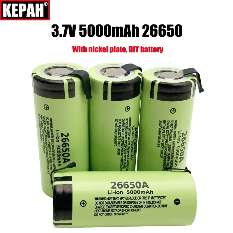 

3.7V 5Ah 26650,25A discharge,lithium battery,LED lights, battery assembly,electric tools,MODS,14.4V Hilti built-in battery cell