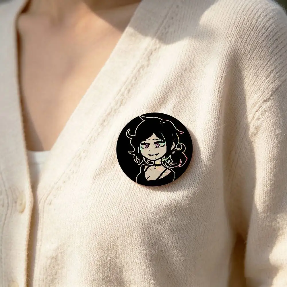 T-The Coffin Of Andy And Leyley Cute Badge Pins For Friend, Backpack, Clothing, Collectible Accessories, Jewelry Gift