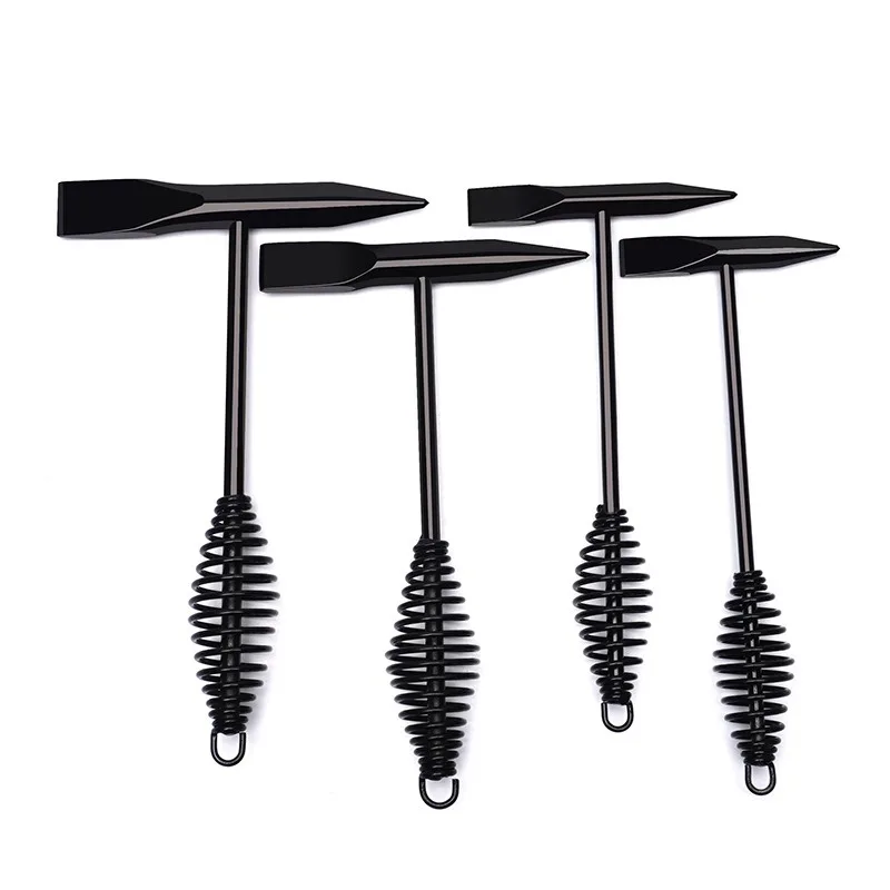Welding Chipping Hammer High Carbon Steel Spring Handle Welder Slag Removal Rust Remover Electrician Repair hardware Tool