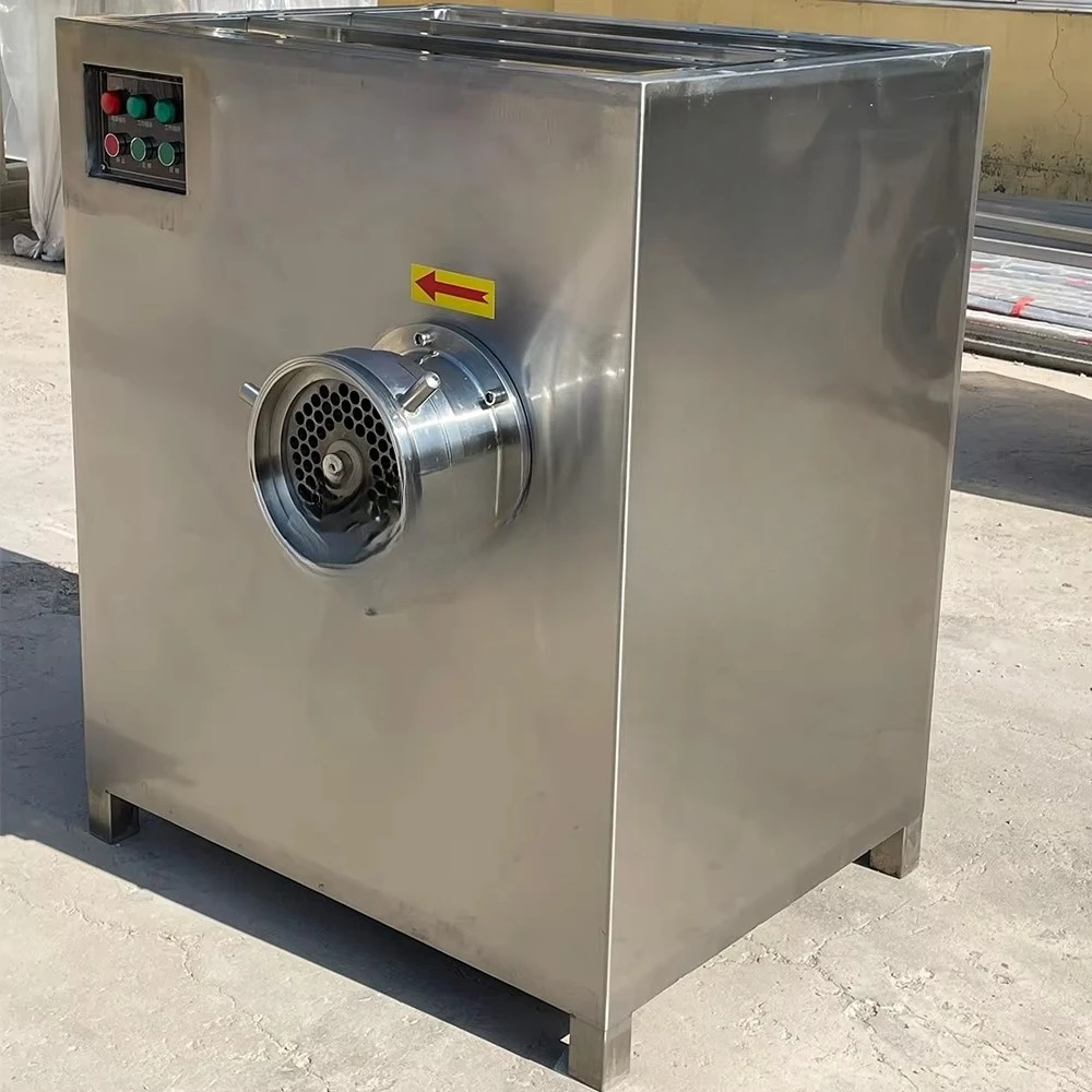 Máquinas comerciales de procesamiento de carne de gran capacidad, maquinaria picadora de salchichas de ternera a la venta