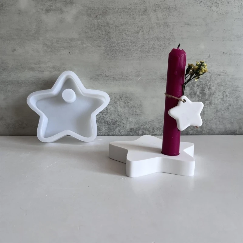 Moldes silicona estrella varios tamaños para decoración del hogar y elaboración regalos