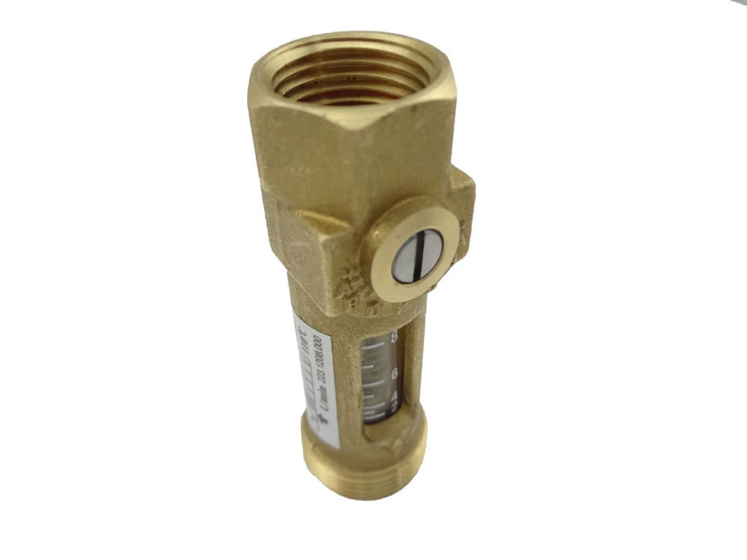 misol Brass Flow Meter Balancing Valve flow sensor for hot water system