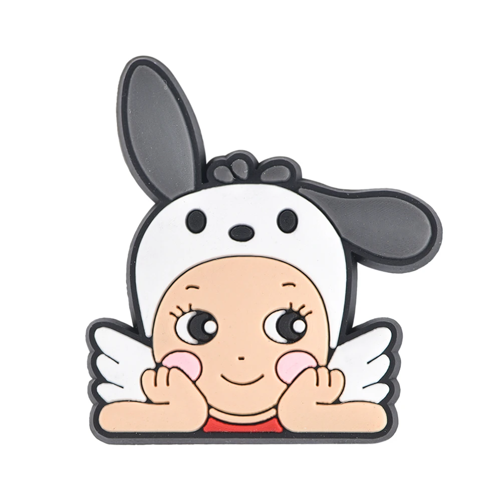 Cartoon Baby Shoe Charms Kids Boys Girls Angel Baby Shoe Decoration For Clog Sandals Charm Shoes Pins Accessories Chrisrams Gift image 5