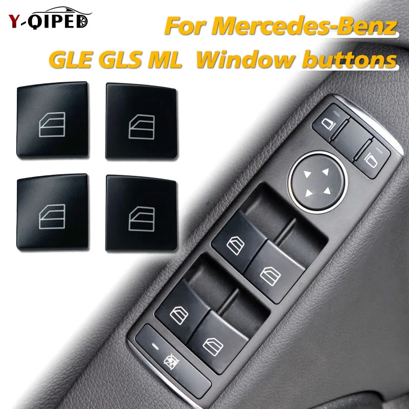 

Window Switch Button Cover Cap For Mercedes-Benz GLE GLS ML W463 W166 X166 A-Klasse W176 CLA Coupe C117 X204 Accessories