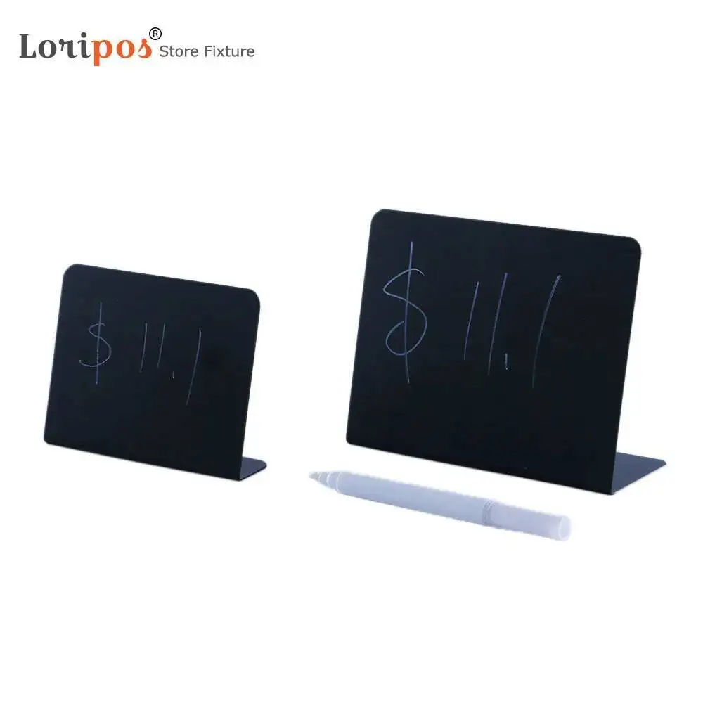 L Cartone nero Negozio di frutta Prezzo Gesso Menu Board Controsoffitto Etichette alimentari Liquido cancellabile Buffet Etichette alimentari Stand |   Loripos