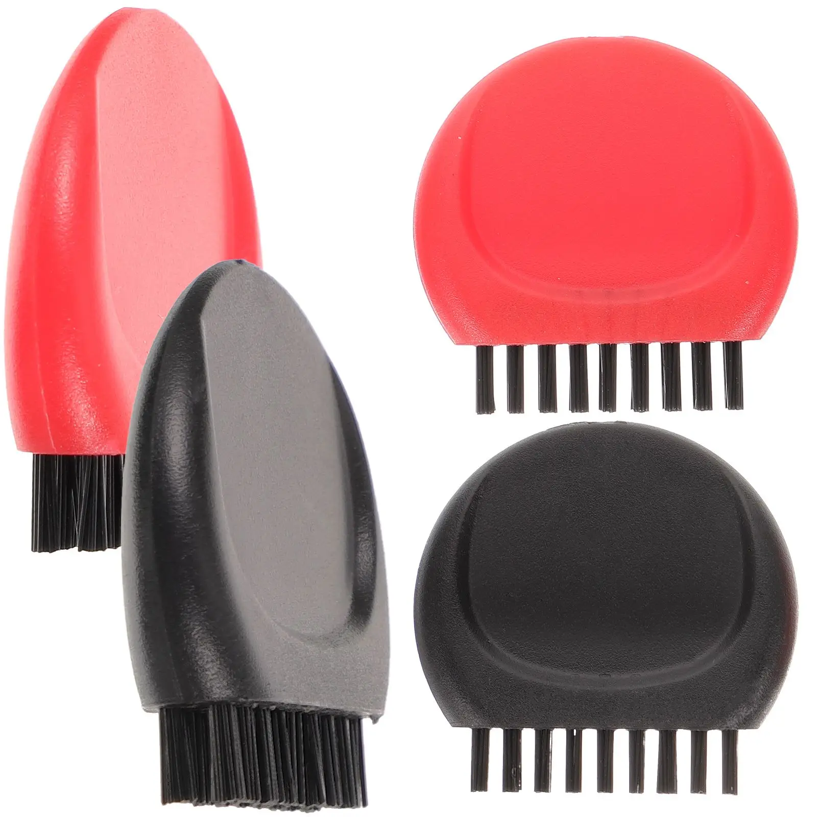 

4 Pcs Portable Golf Cleaning Brush Golfs Club Pole Ball Plastic and Groove Cleaner Man